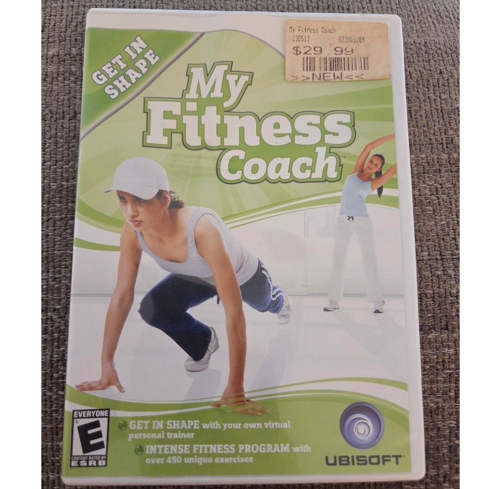 My Fitness‎ Coach Nintendo Wii Ubisoft 2008 Exercise Workout Game CIB